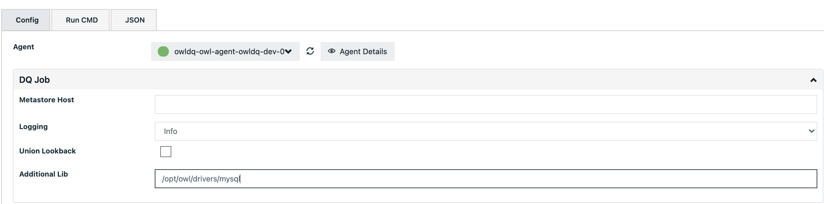 When a cross-data set rule uses two connections, be sure the jars are in the -lib or -addlib directory.